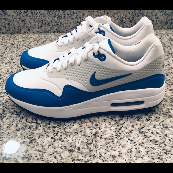 nike air max golf shoes blue